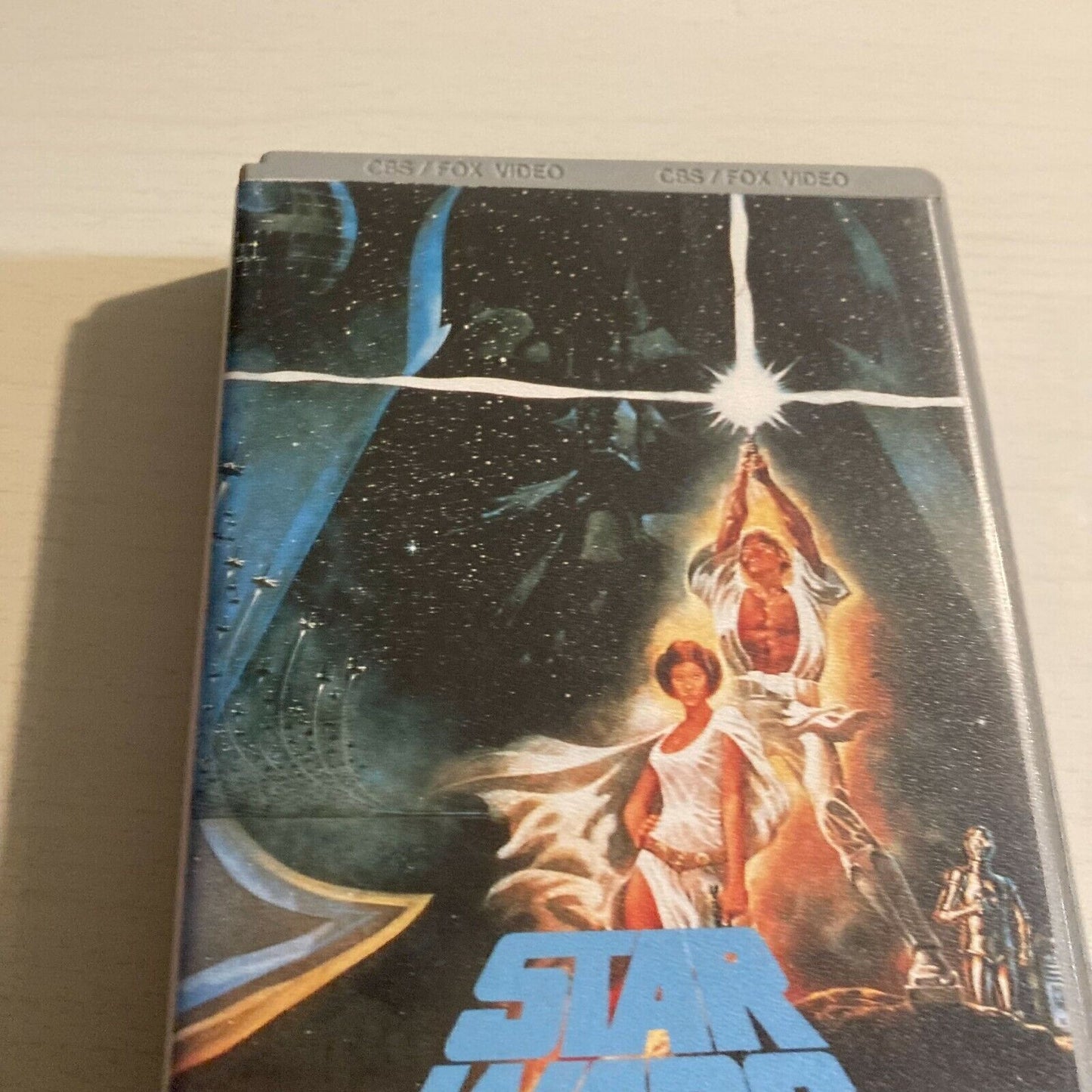 Star Wars VHS tape 1977 movie George Lucas With commentary From Japan Vintage