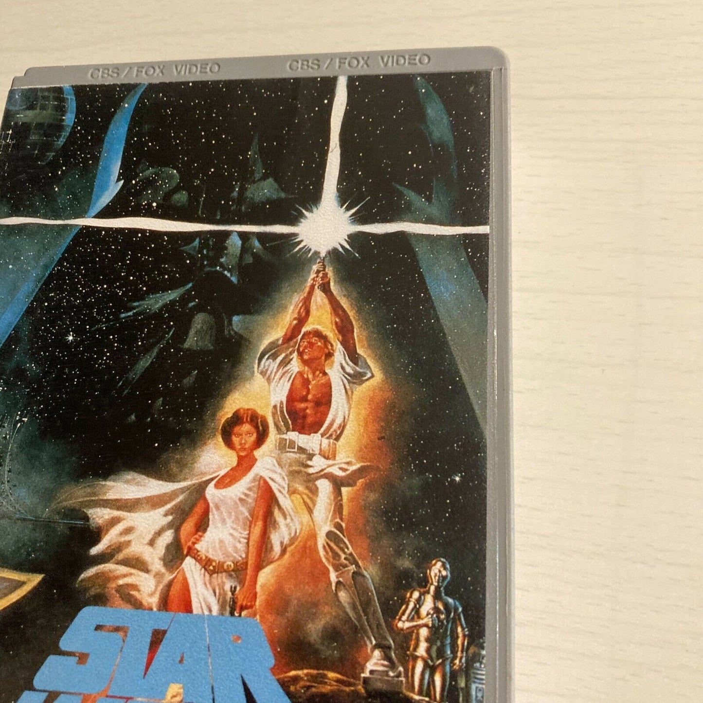 Star Wars VHS tape 1977 movie George Lucas With commentary From Japan Vintage