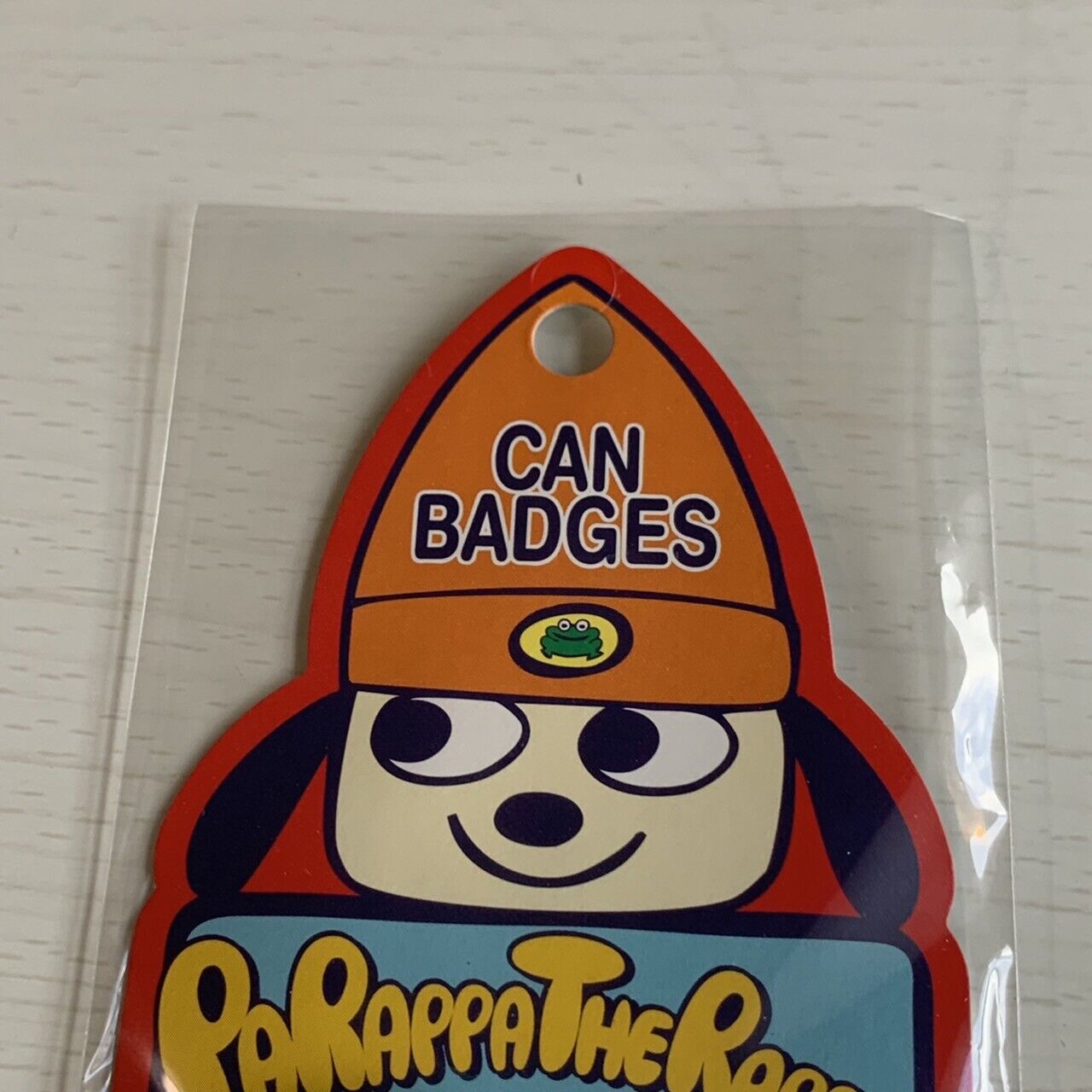 PS PaRappa the Rapper Can Badges PaRappa PlayStation Very RARE Limited Japan