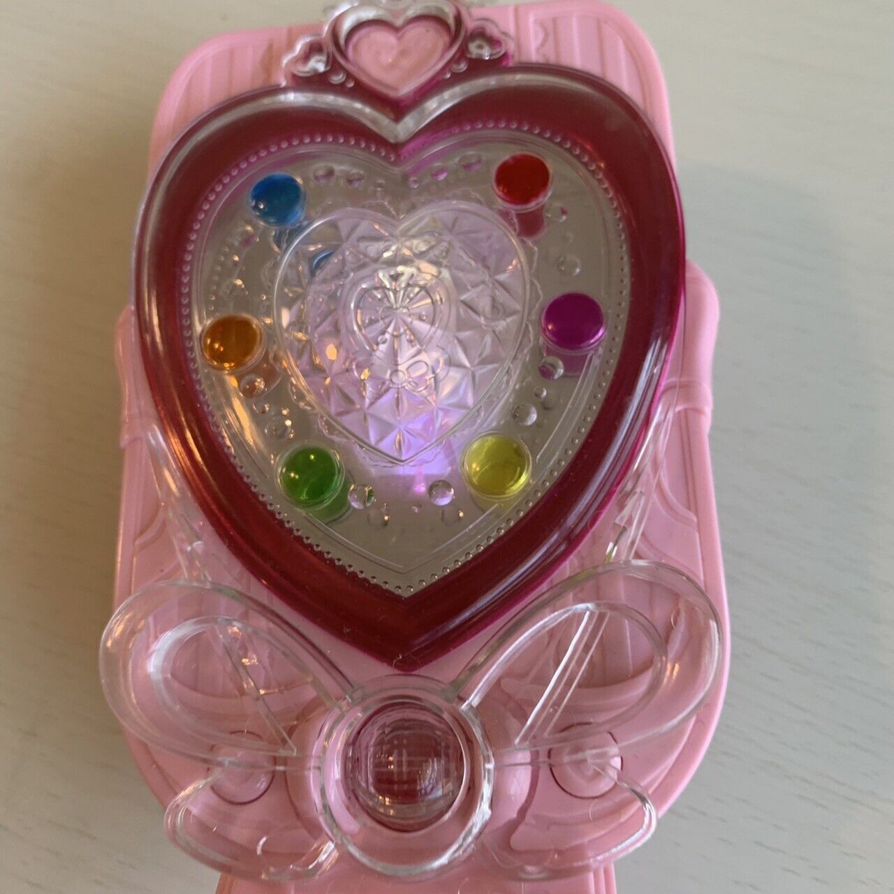 Glitter force Happiness Charge Precure Toy Set " Mirror Pre cards Tambourine "