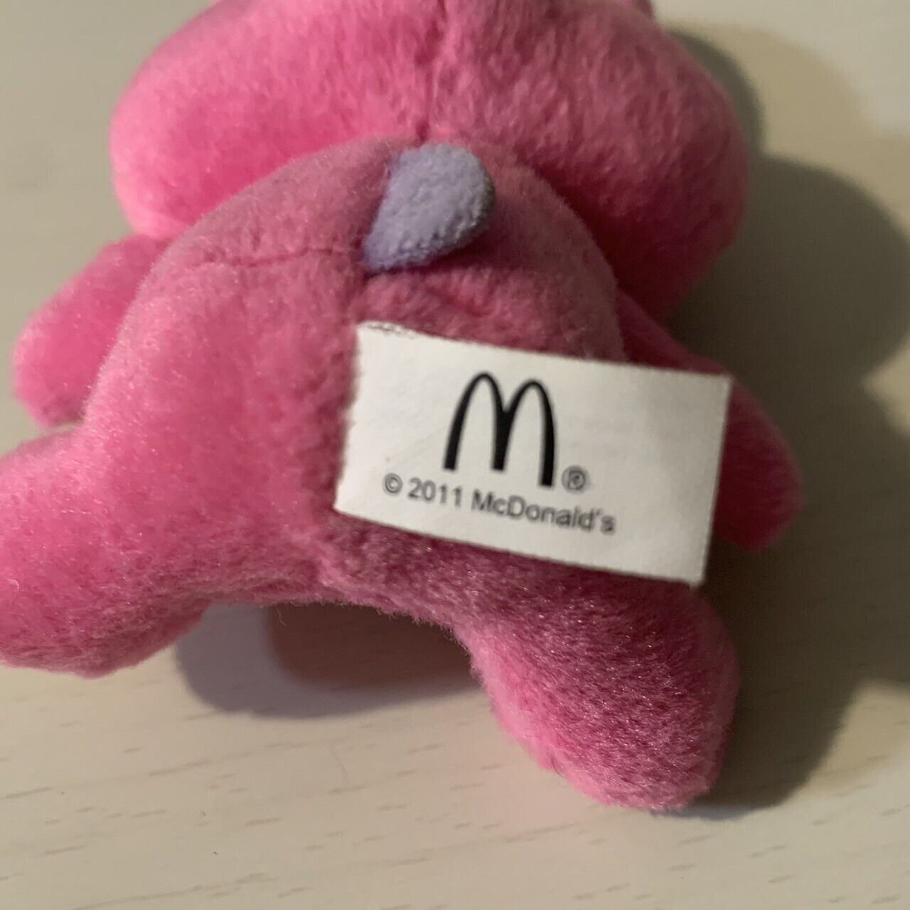 Sanrio McDonald's Hello Kitty Mascot Pink Rabbit Keychain Japan Limited JP RARE