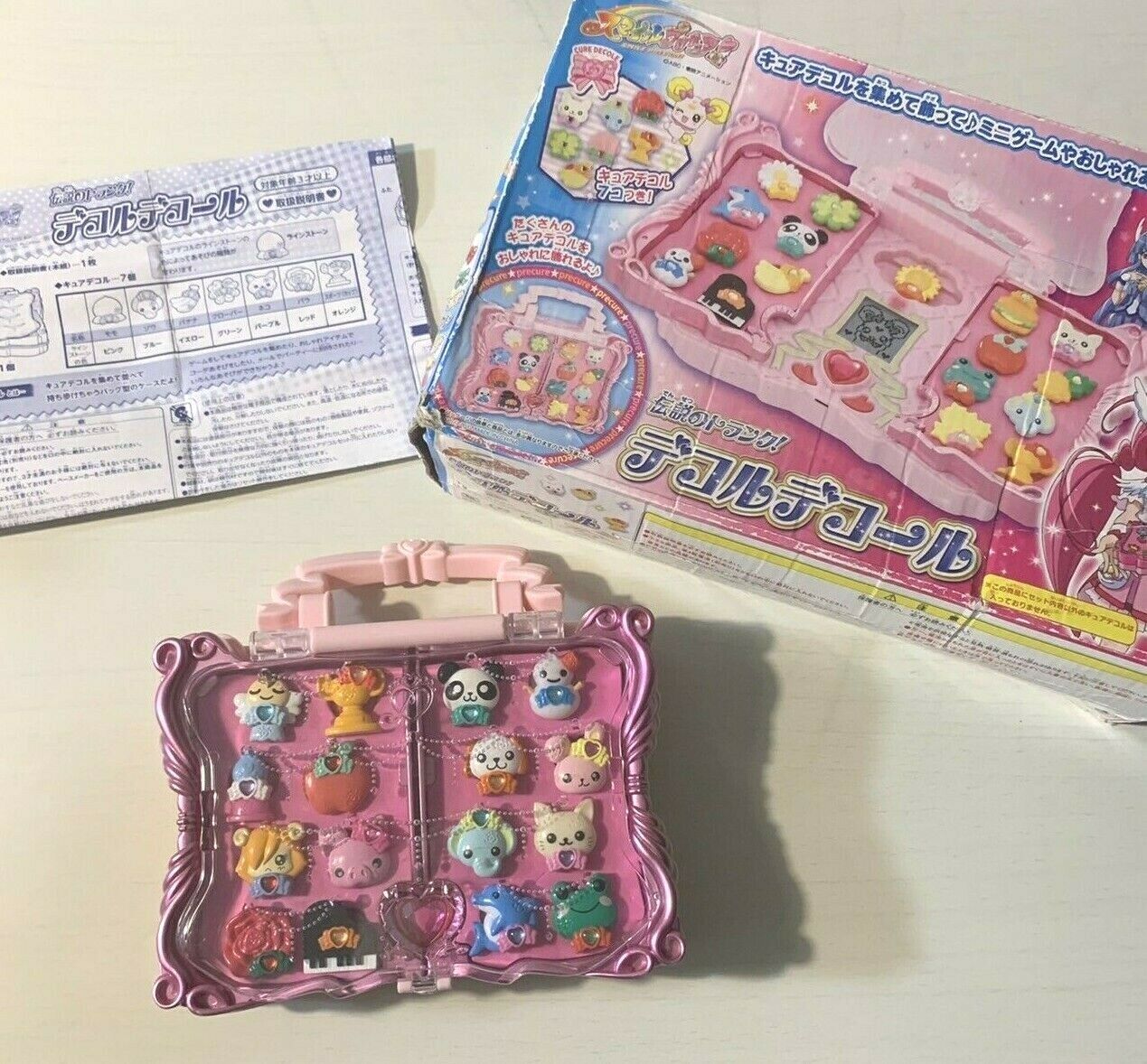 Glitter force Smile Precure Toy Decor Deco~r BOX Manual Pretty Cure