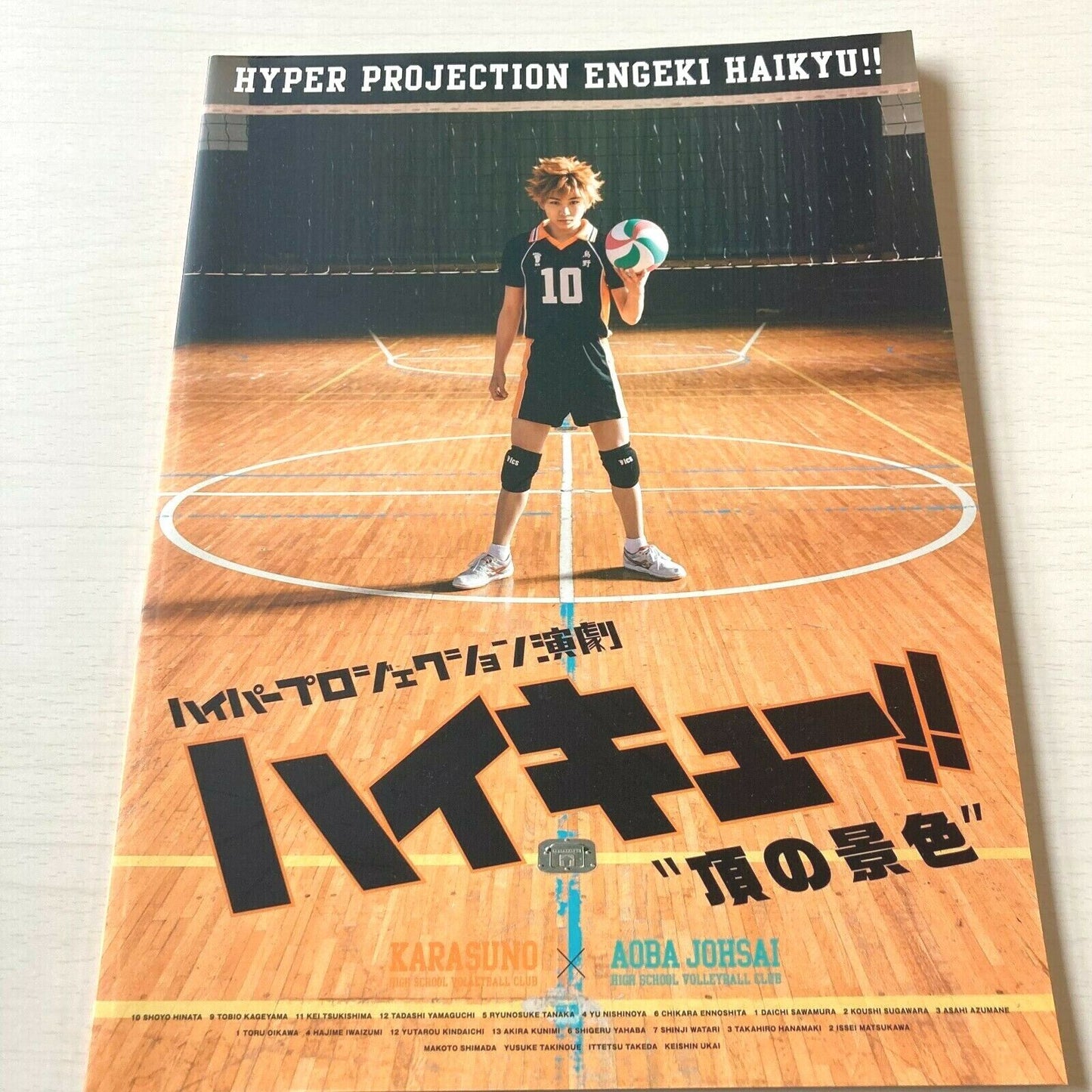 Hyper Projection Engeki Haikyu!! "Itadaki no Keshiki" Pamphlet JAPAN