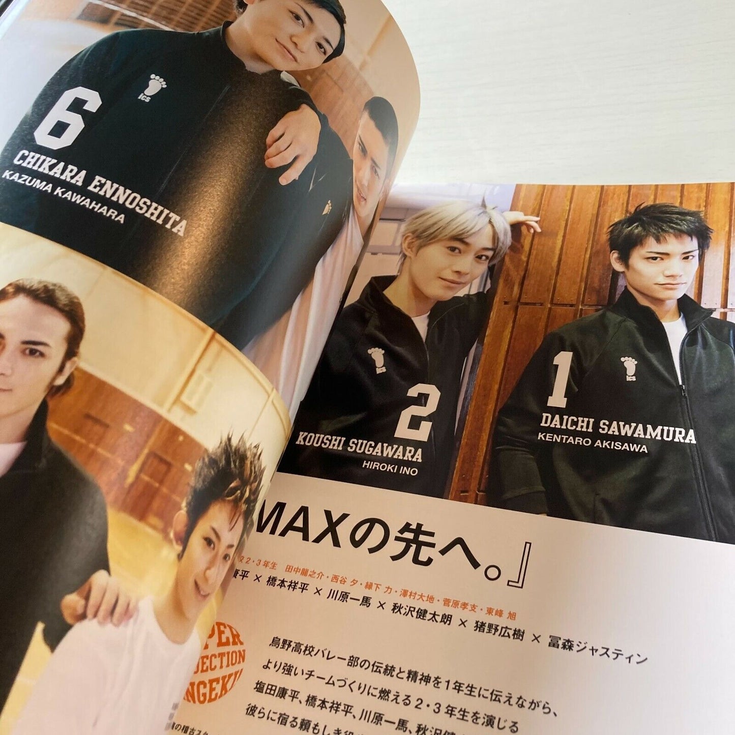 Hyper Projection Engeki Haikyu!! "Itadaki no Keshiki" Pamphlet JAPAN