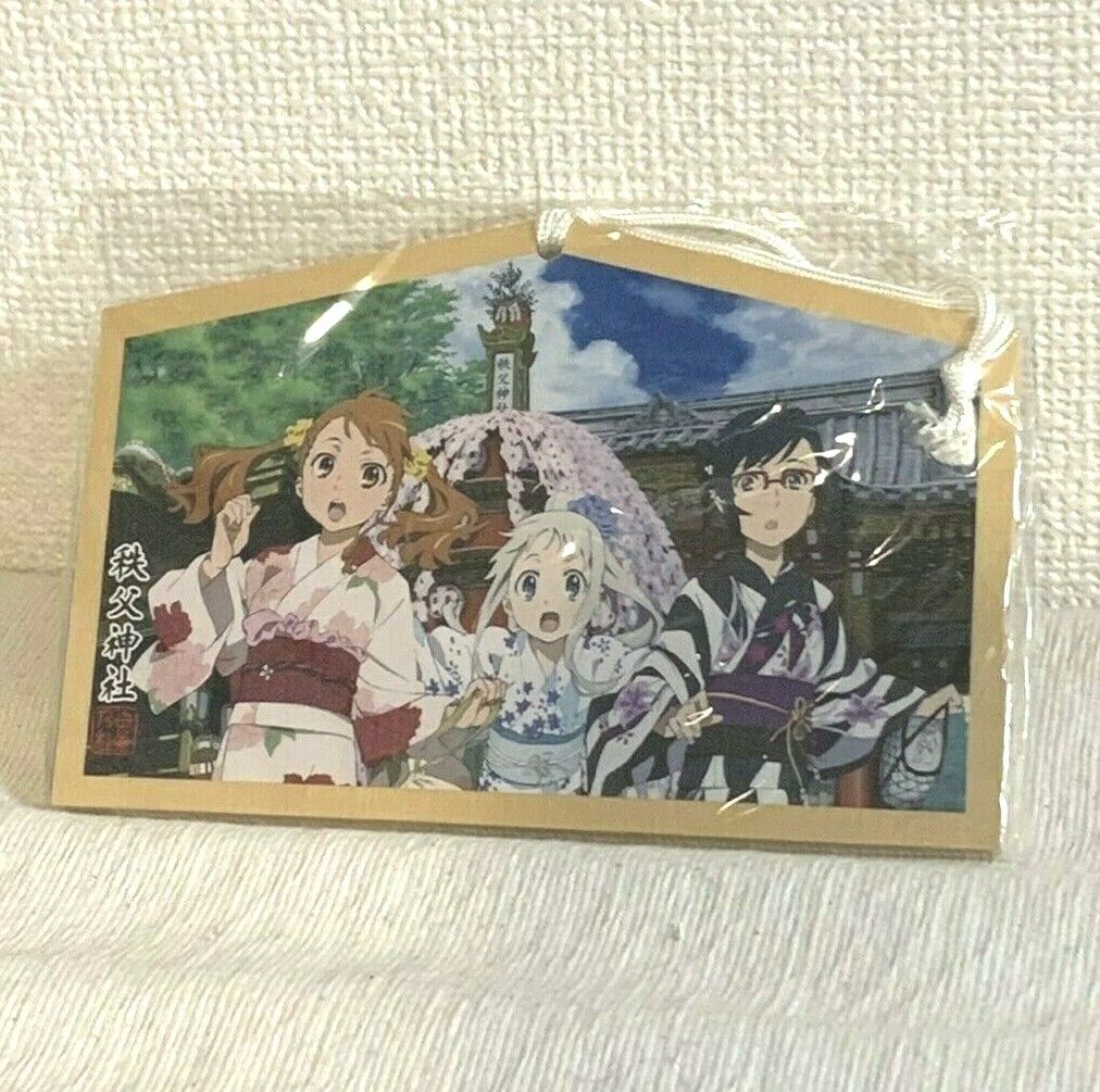 Anohana Anime Votive Picture Menma Anaru Tsuruko Chichibu Shrine Limited RARE