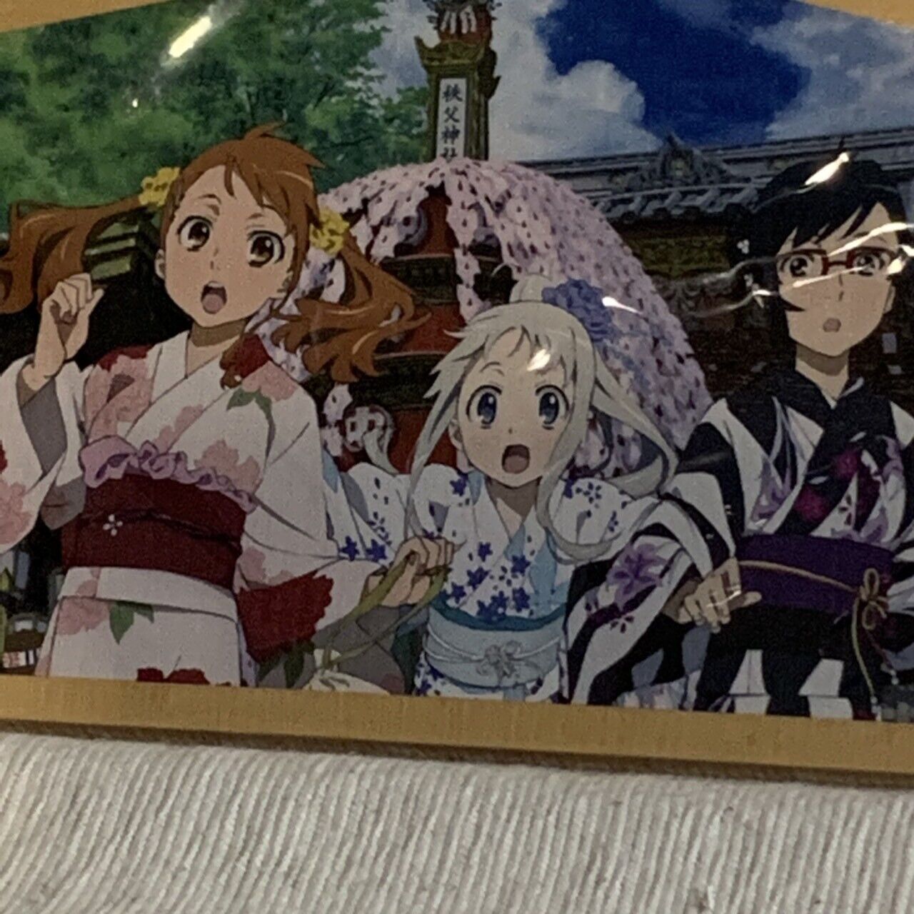 Anohana Anime Votive Picture Menma Anaru Tsuruko Chichibu Shrine Limited RARE