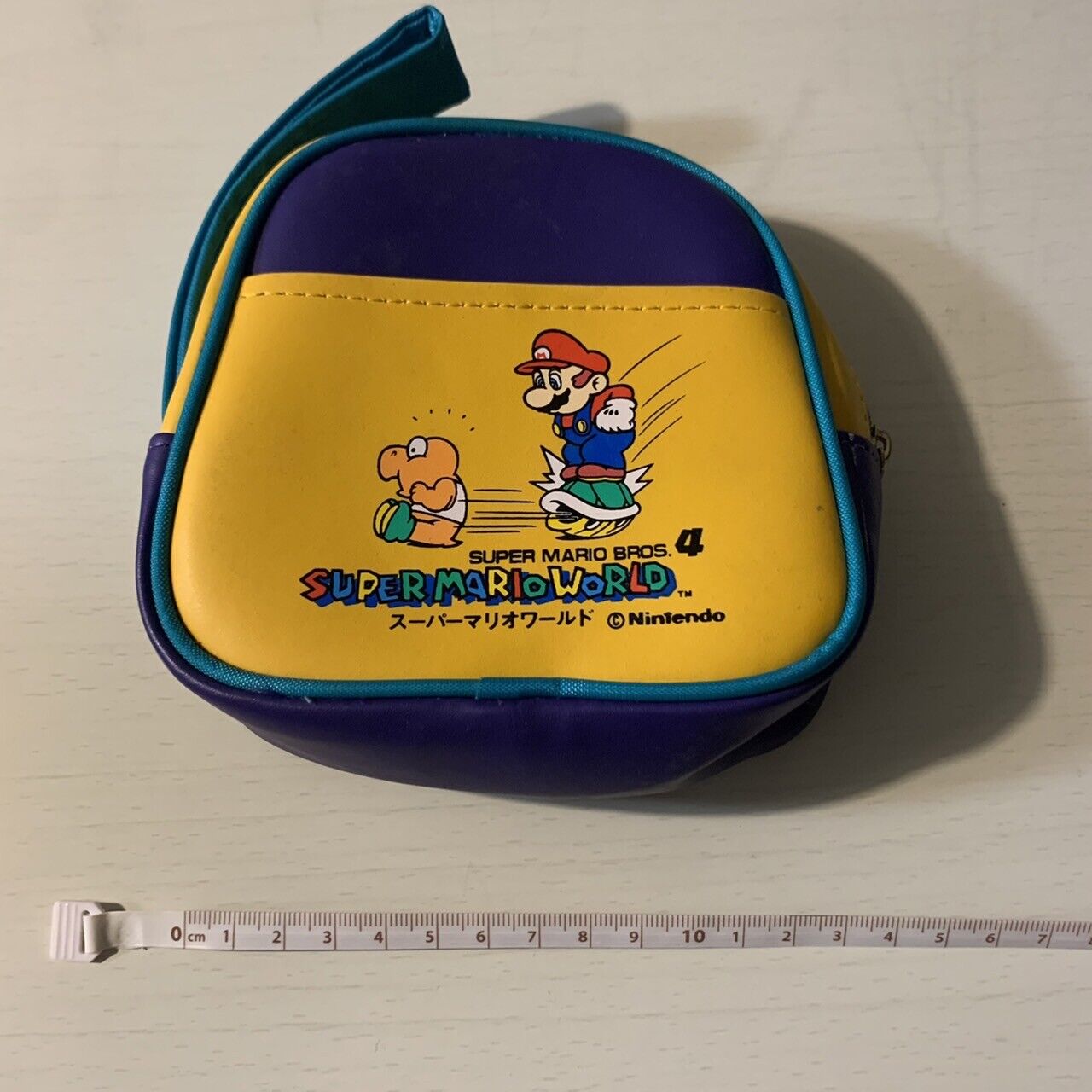 Nintendo Super Mario Bros. 4 World 1990 Pouch Bag Vintage Japan Not for sale