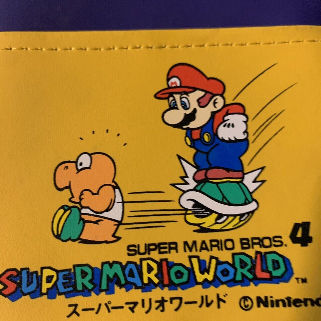 Nintendo Super Mario Bros. 4 World 1990 Pouch Bag Vintage Japan Not for sale