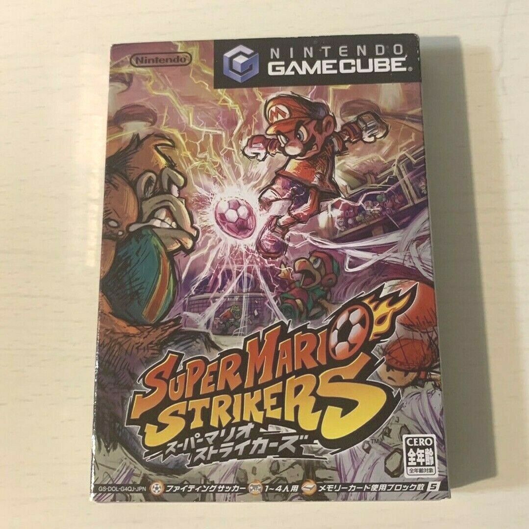 Nintendo Game Cube Super Mario Strikers GameCube GC Japanese NTSC-J Very Good