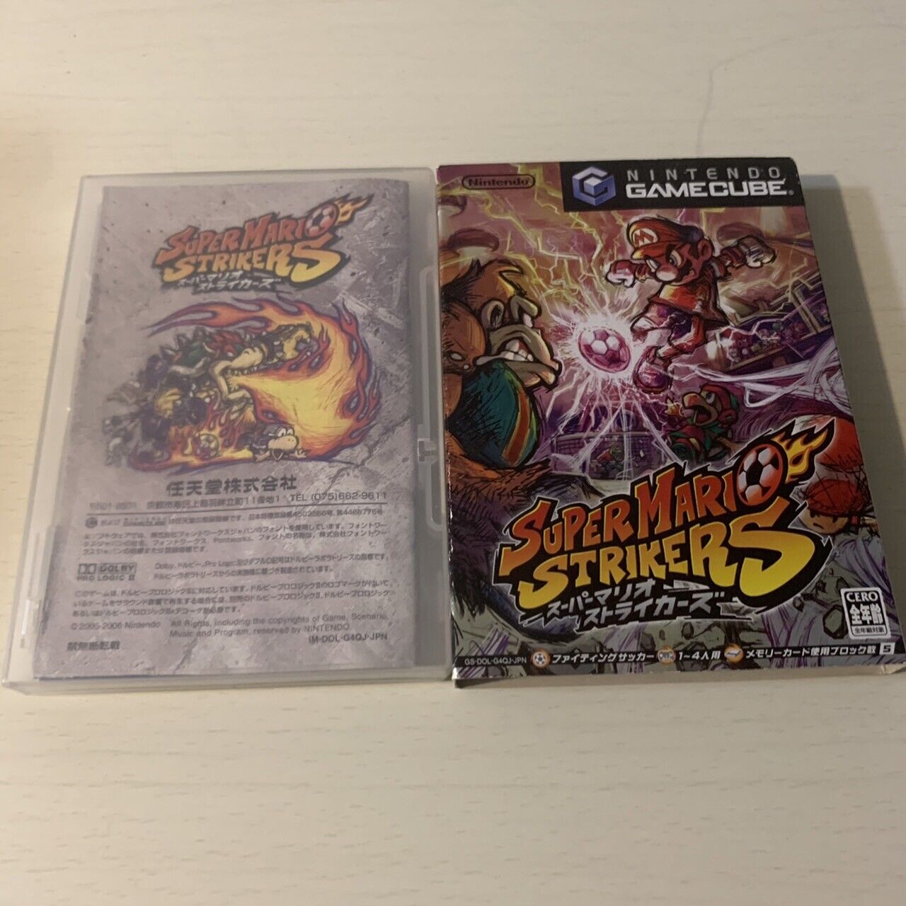 Nintendo Game Cube Super Mario Strikers GameCube GC Japanese NTSC-J Very Good