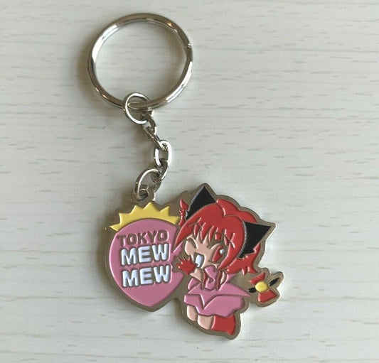 Tokyo Mew Mew Key chain Ichigo Momomiya retro RARE anime goods Japan JP