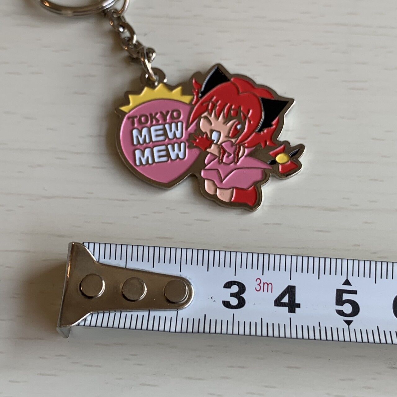 Tokyo Mew Mew Key chain Ichigo Momomiya retro RARE anime goods Japan JP