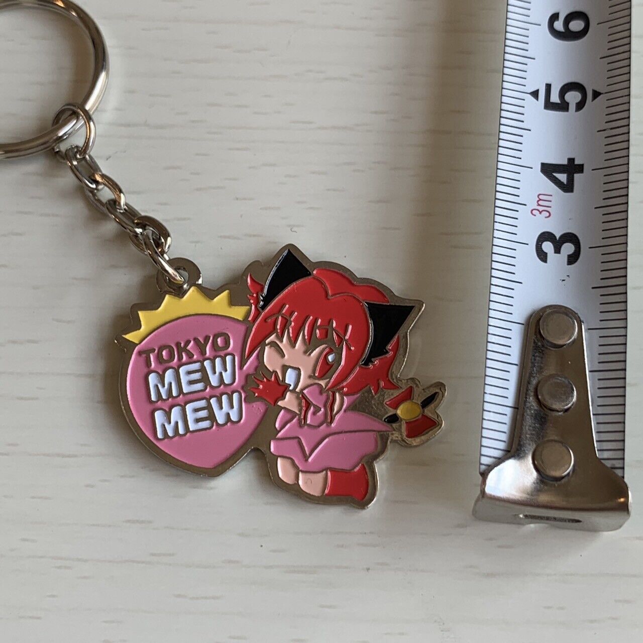 Tokyo Mew Mew Key chain Ichigo Momomiya retro RARE anime goods Japan JP