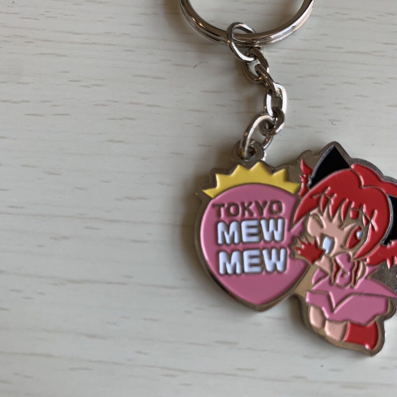 Tokyo Mew Mew Key chain Ichigo Momomiya retro RARE anime goods Japan JP