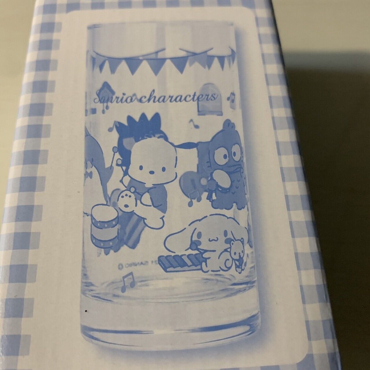 Sanrio Kuji Tumbler Glass Blue Game Prize Japan Anime Character 2021