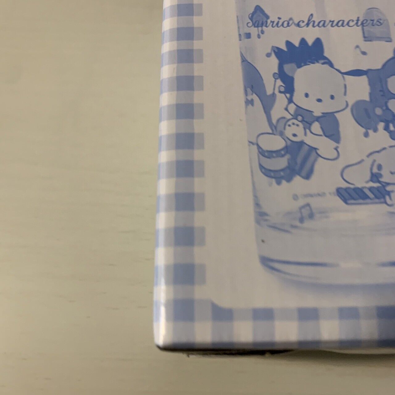 Sanrio Kuji Tumbler Glass Blue Game Prize Japan Anime Character 2021