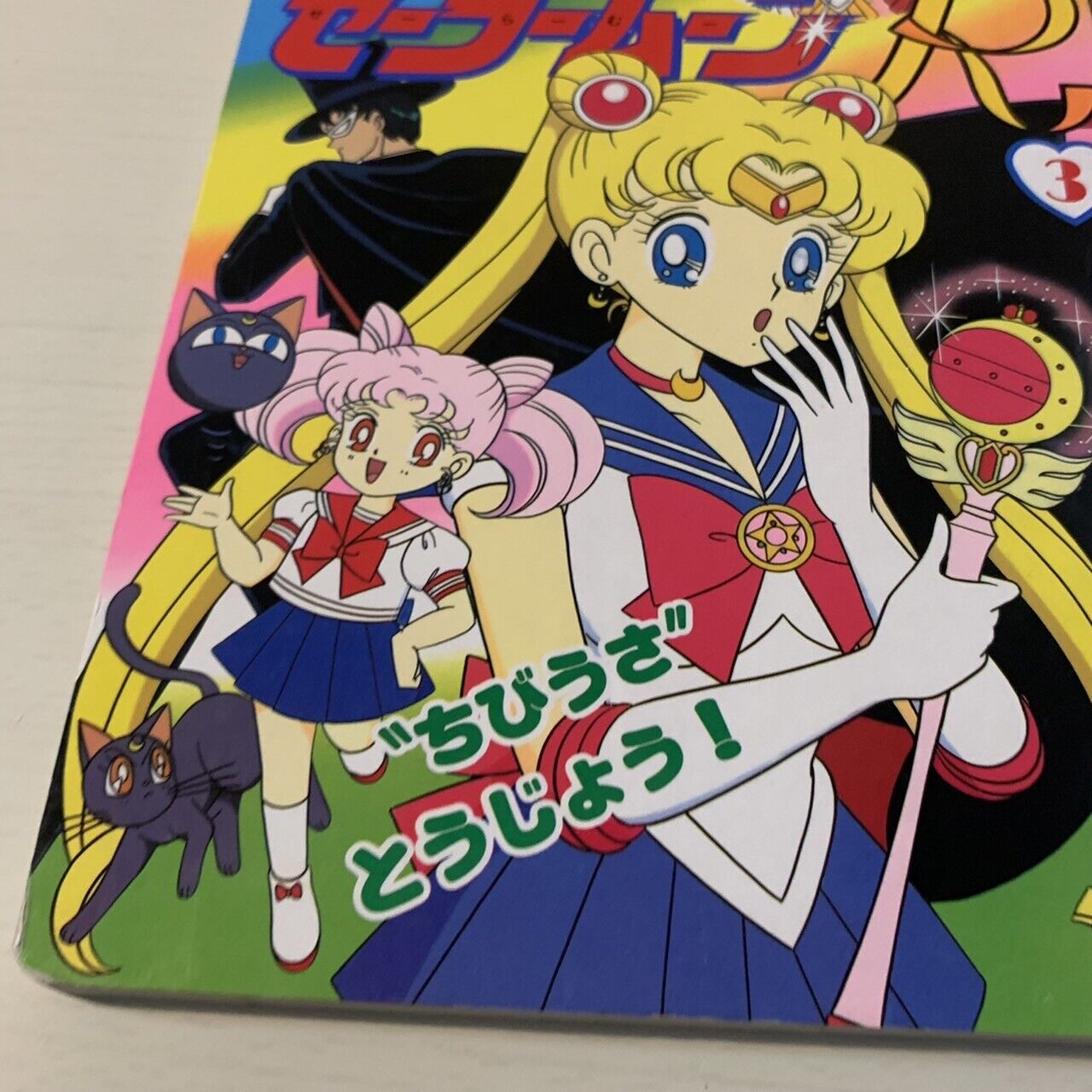 Sailor Moon Picture Book Manga 2 Set Anime Character Vintage Japan 1990s RARE