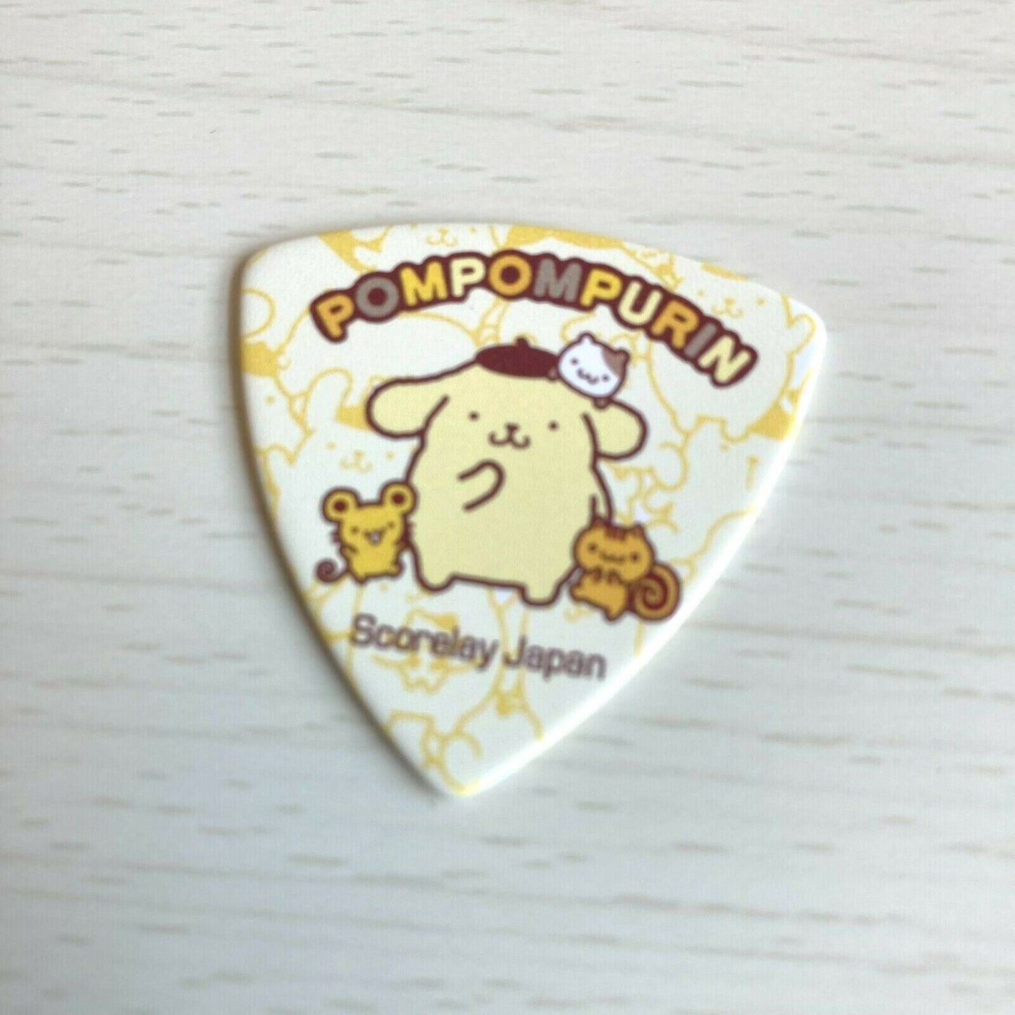 Sanrio Pompompurin Guitar Picks 0.6 2016 nakayoshi Japan JP