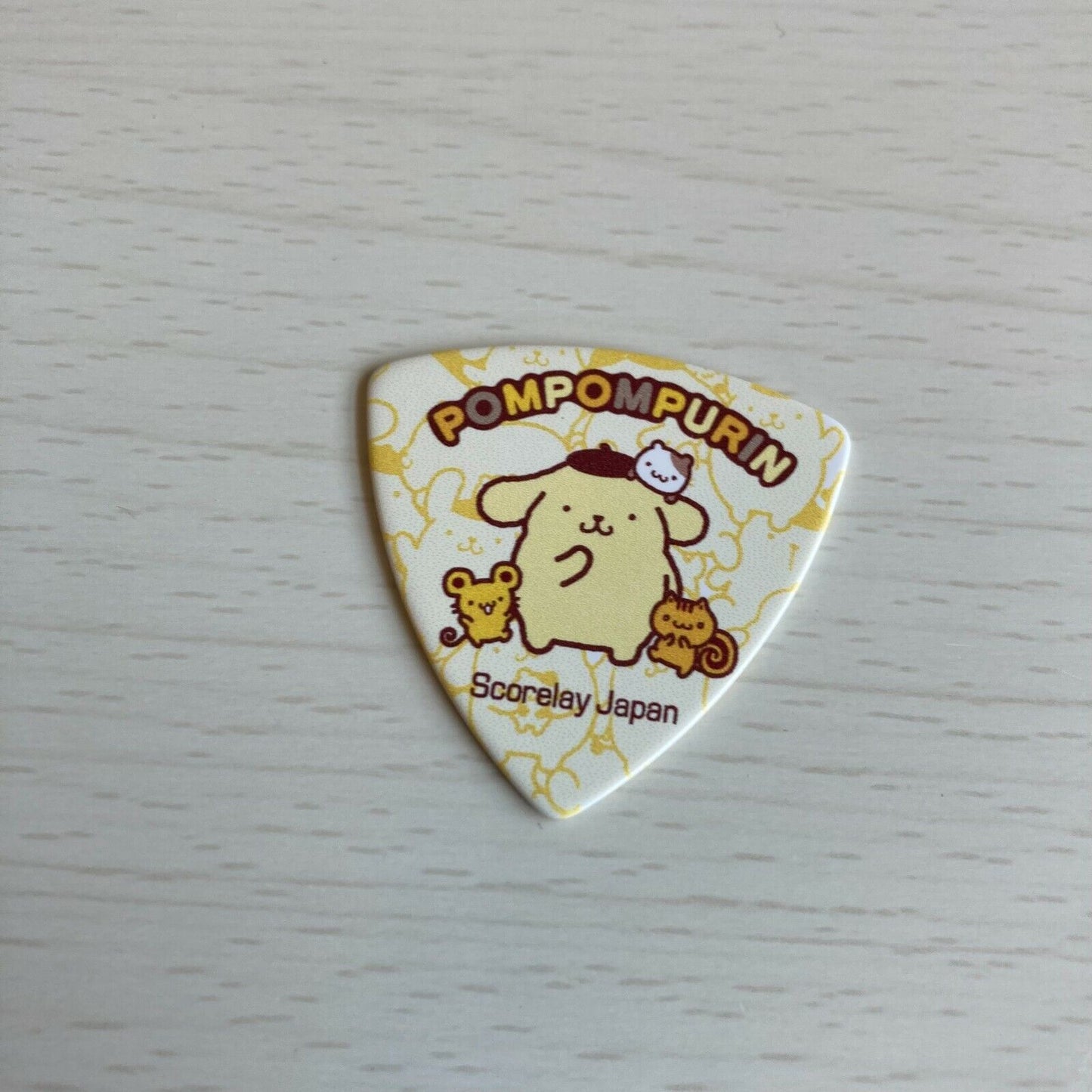 Sanrio Pompompurin Guitar Picks 0.6 2016 nakayoshi Japan JP