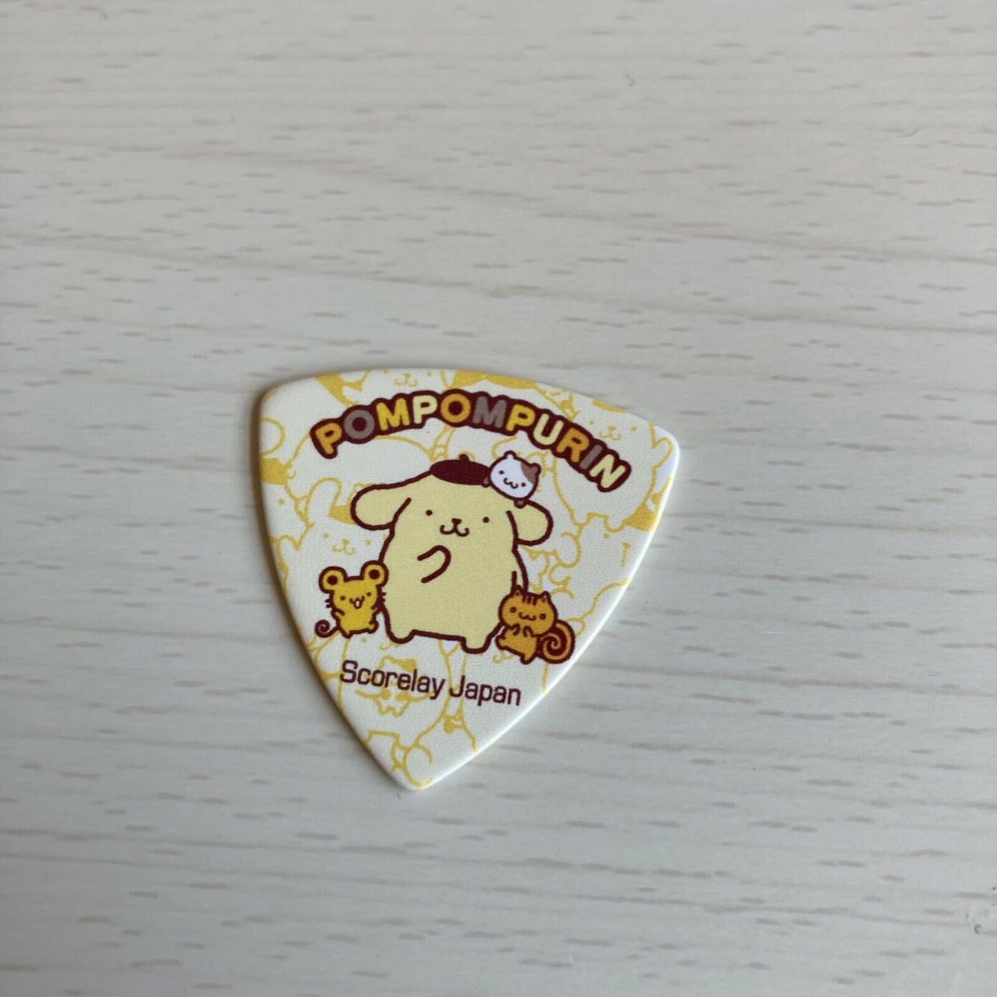 Sanrio Pompompurin Guitar Picks 0.6 2016 nakayoshi Japan JP