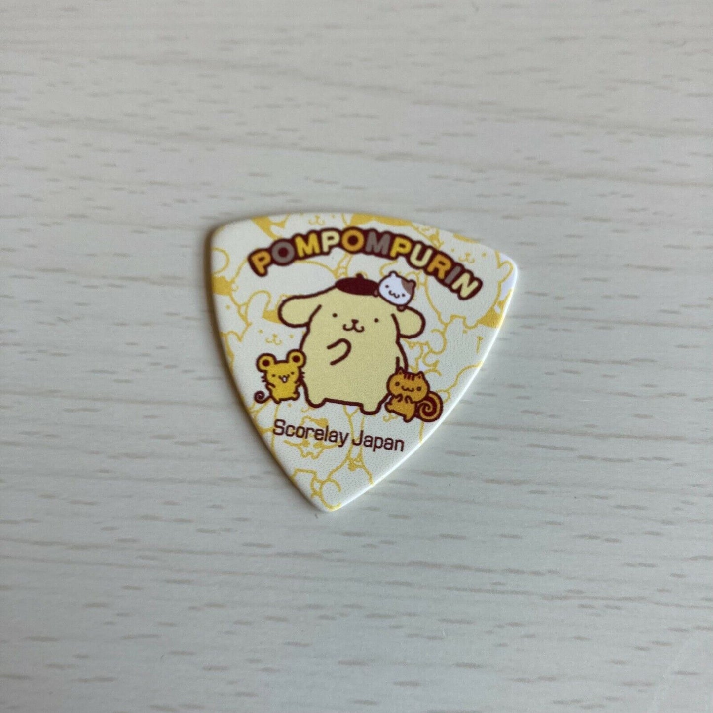 Sanrio Pompompurin Guitar Picks 0.6 2016 nakayoshi Japan JP