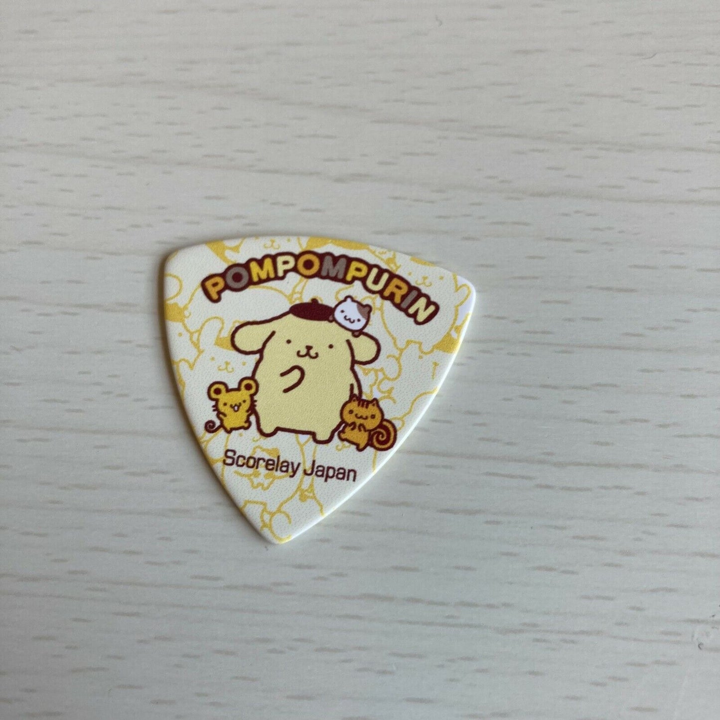 Sanrio Pompompurin Guitar Picks 0.6 2016 nakayoshi Japan JP