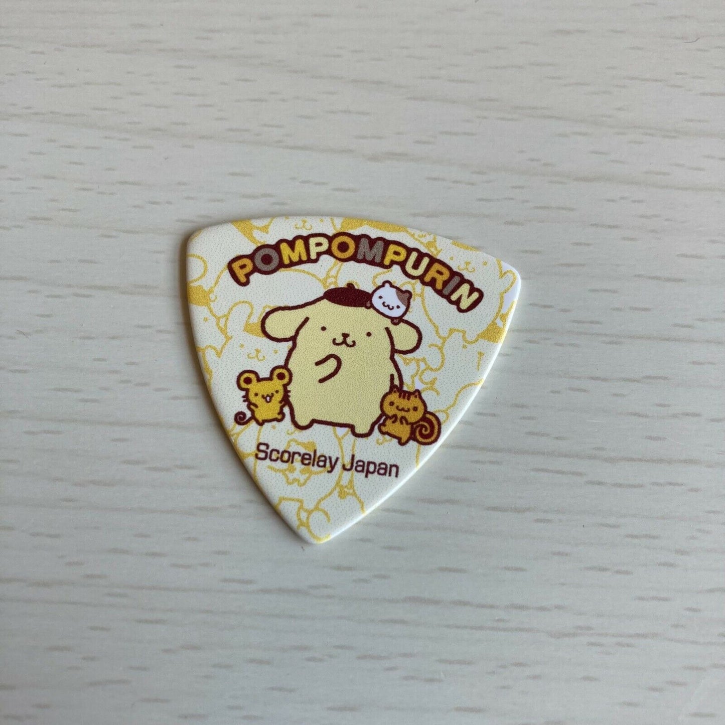 Sanrio Pompompurin Guitar Picks 0.6 2016 nakayoshi Japan JP