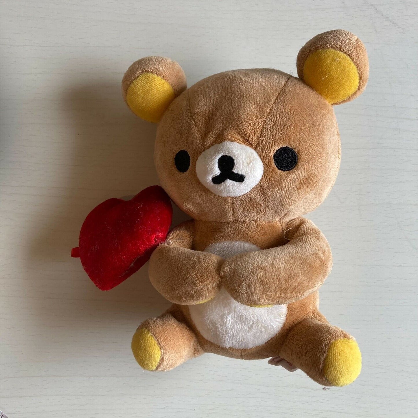 Rilakkuma Mini Plush Doll Toy Figure Vintage heart Japan Anime Manga