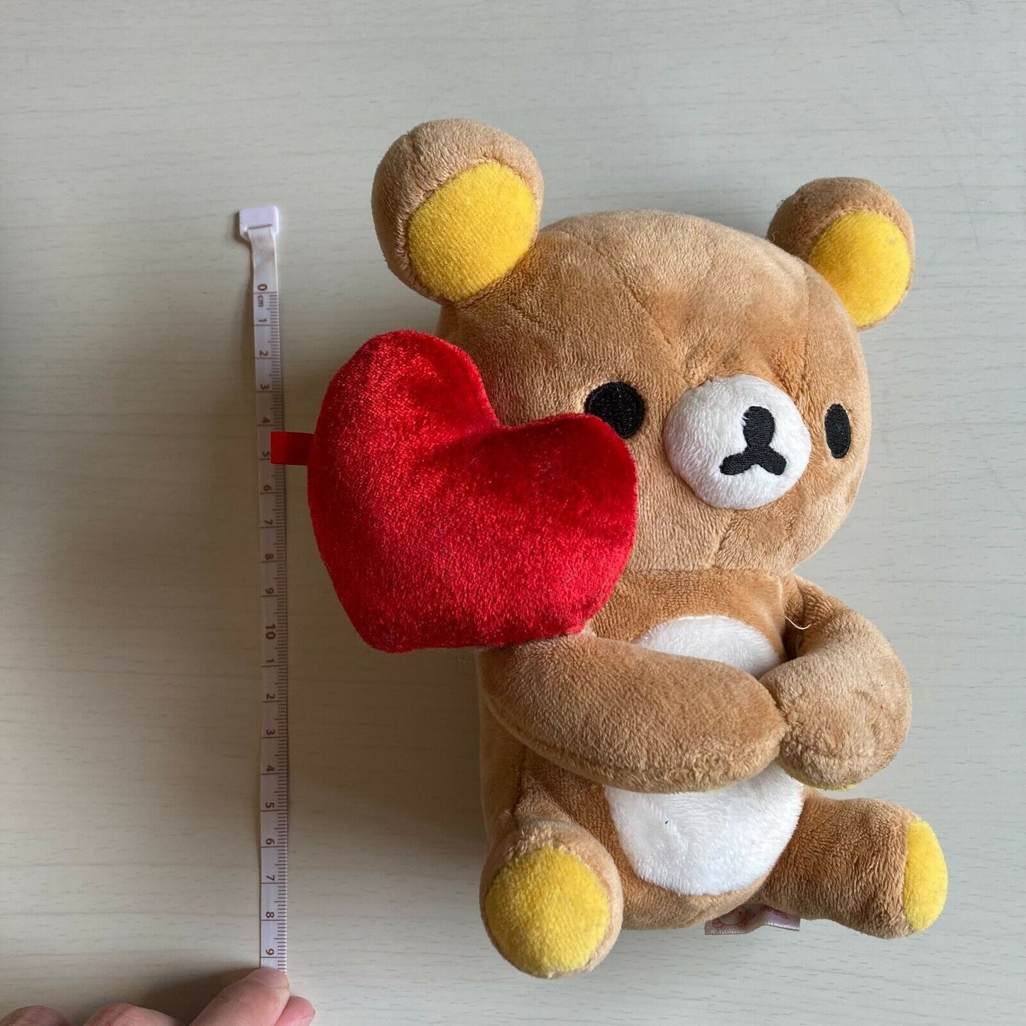 Rilakkuma Mini Plush Doll Toy Figure Vintage heart Japan Anime Manga