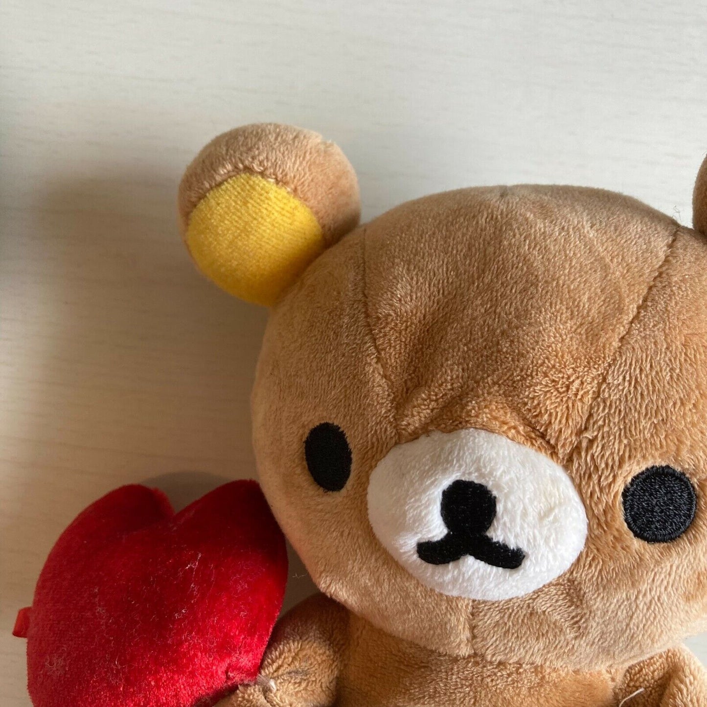 Rilakkuma Mini Plush Doll Toy Figure Vintage heart Japan Anime Manga