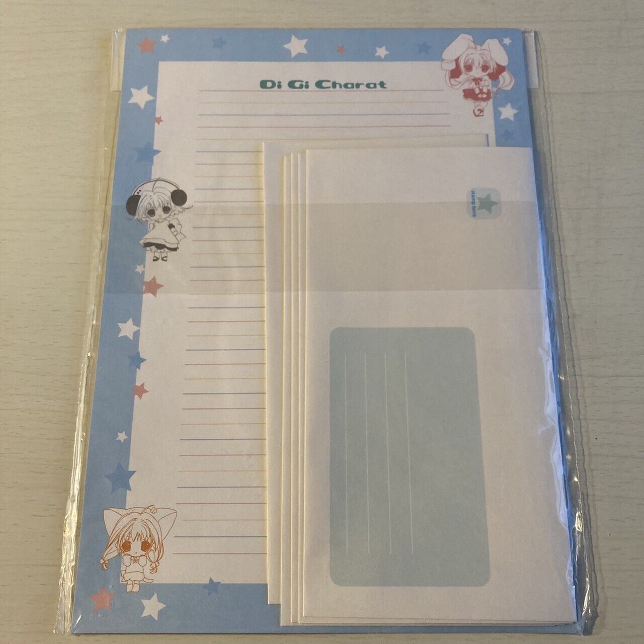 Di Gi Charat Letter set sticky note Anime Game Character Japan BROCCOLI