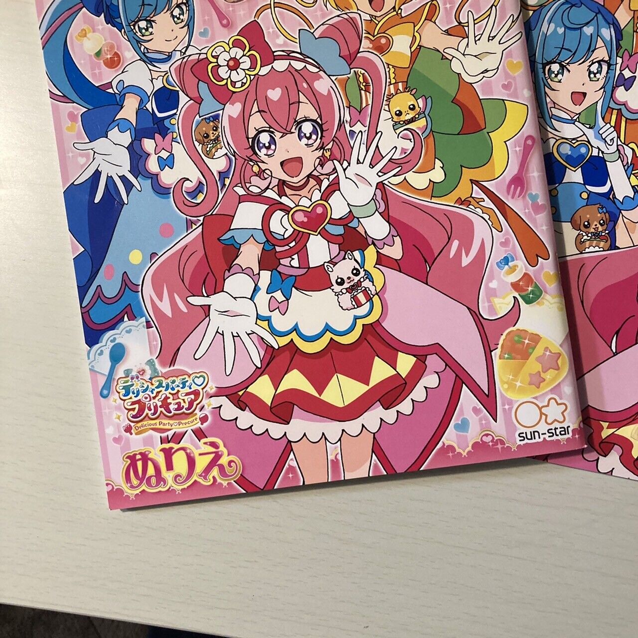 Glitter force Delicious Party Precure Coloring Book & Origami Set Pretty Cure