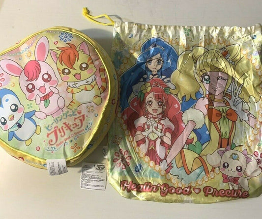 Glitter force Healin' Good Precure Cushion Girls Toy With Bag Pretty Cure 7.8"