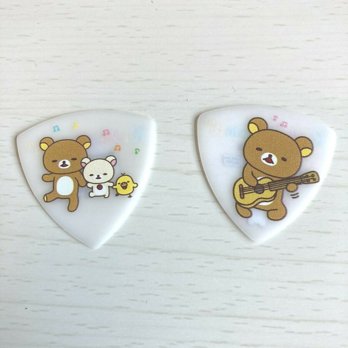 Rilakkuma Guitar Picks 0.6 happy holiday picnic character