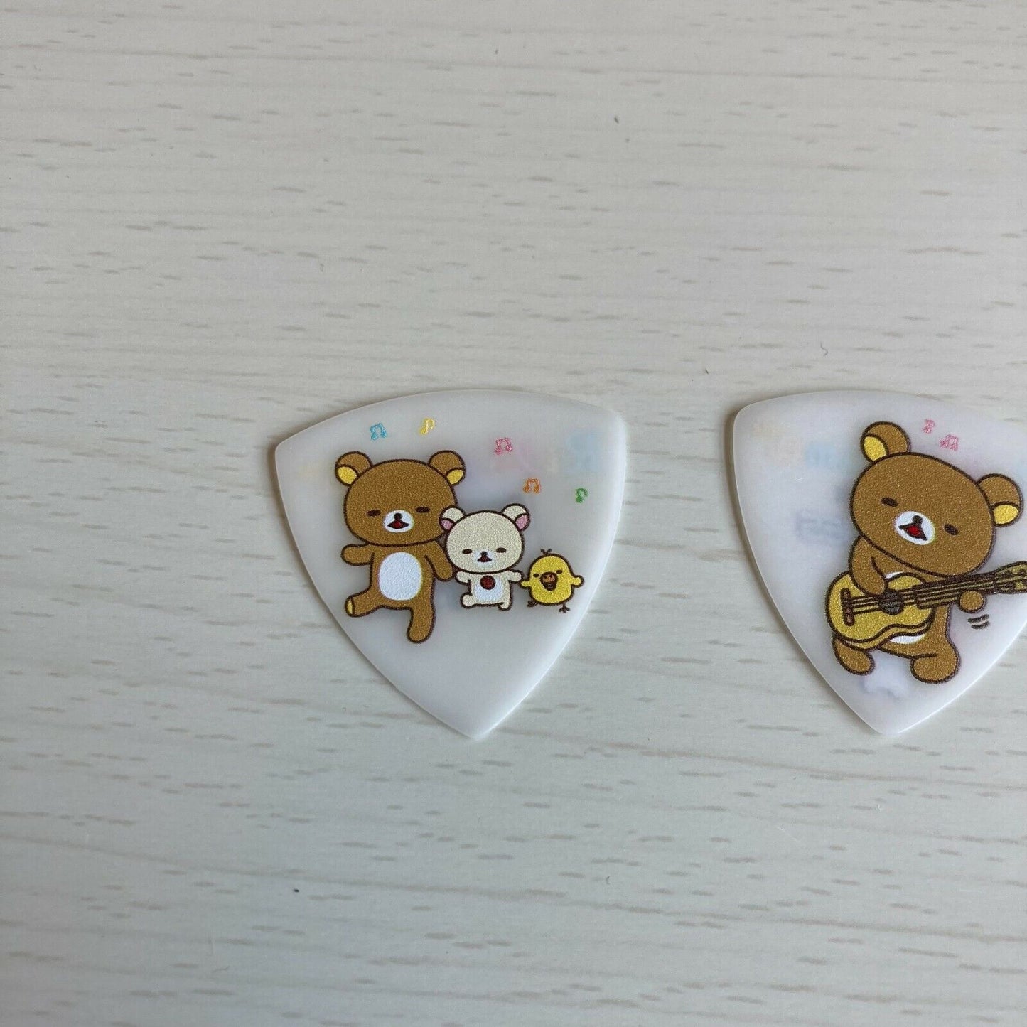 Rilakkuma Guitar Picks 0.6 happy holiday picnic character