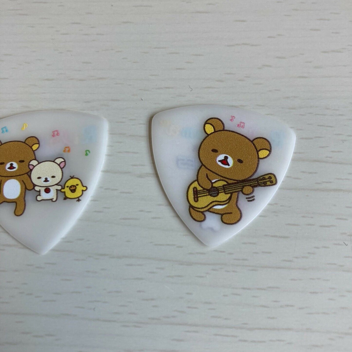 Rilakkuma Guitar Picks 0.6 happy holiday picnic character