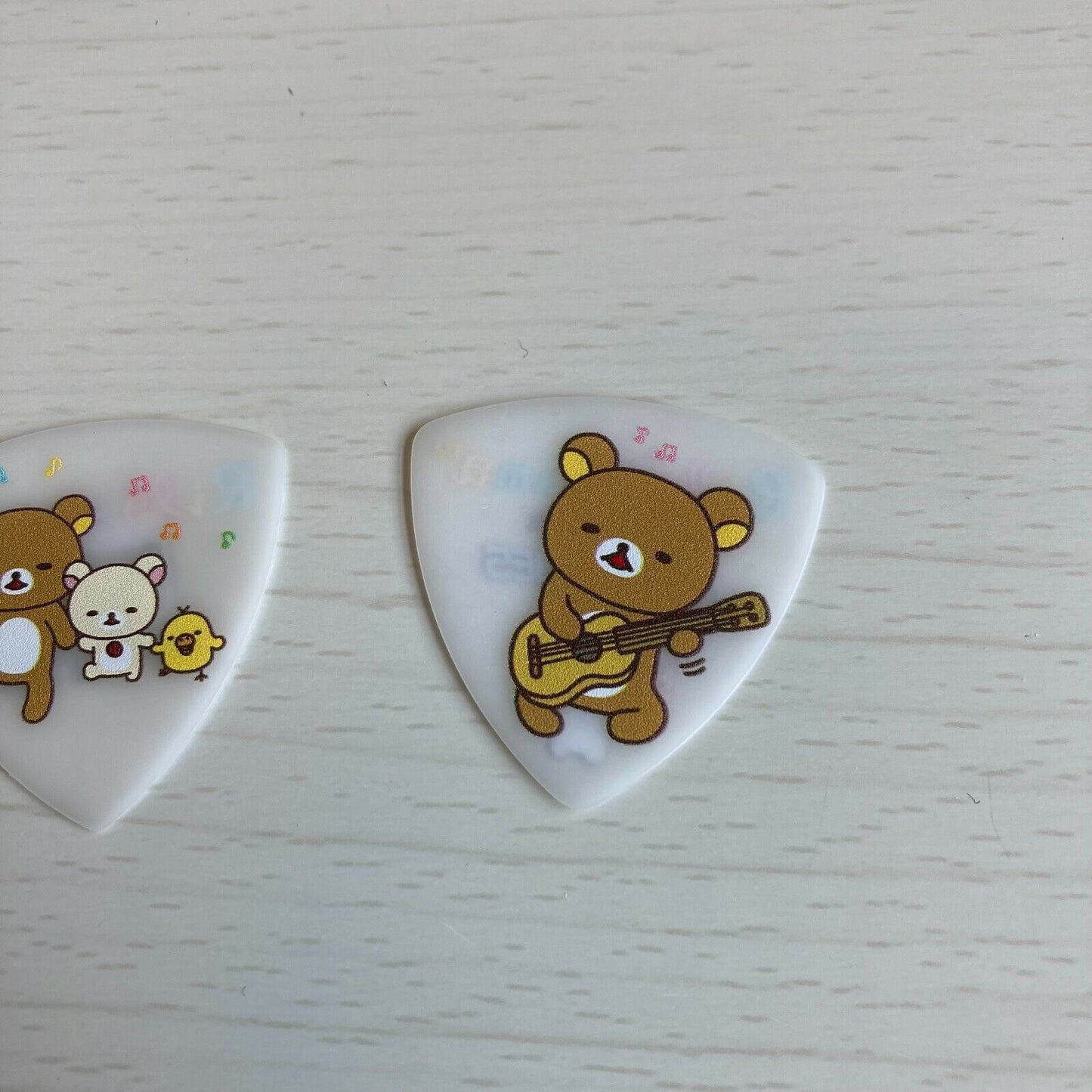 Rilakkuma Guitar Picks 0.6 happy holiday picnic character