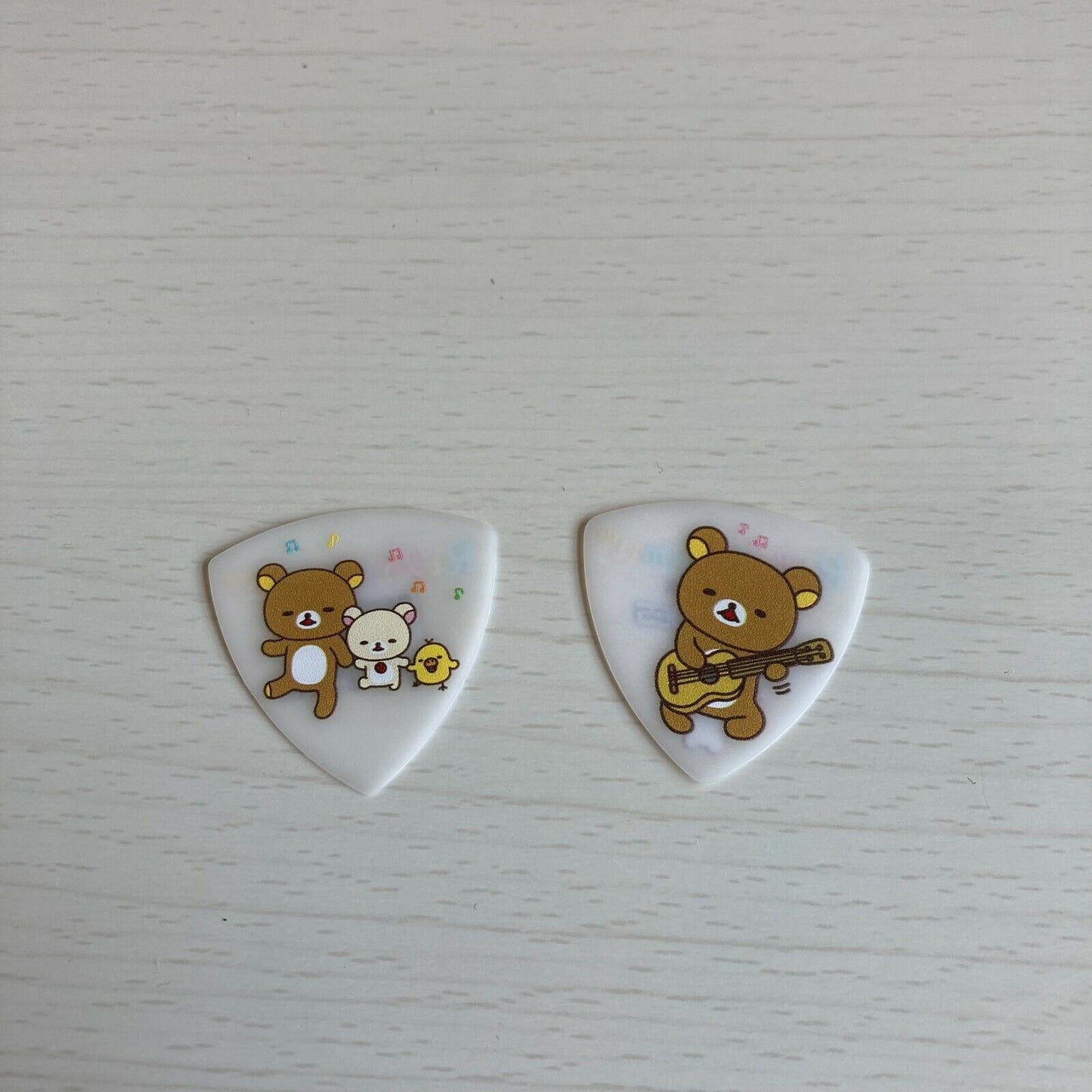 Rilakkuma Guitar Picks 0.6 happy holiday picnic character