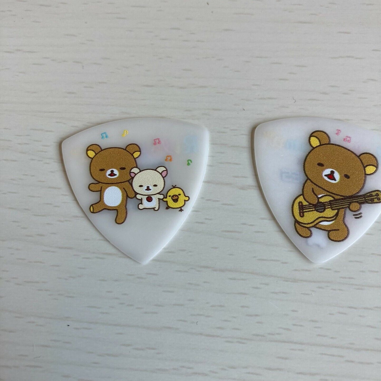 Rilakkuma Guitar Picks 0.6 happy holiday picnic character