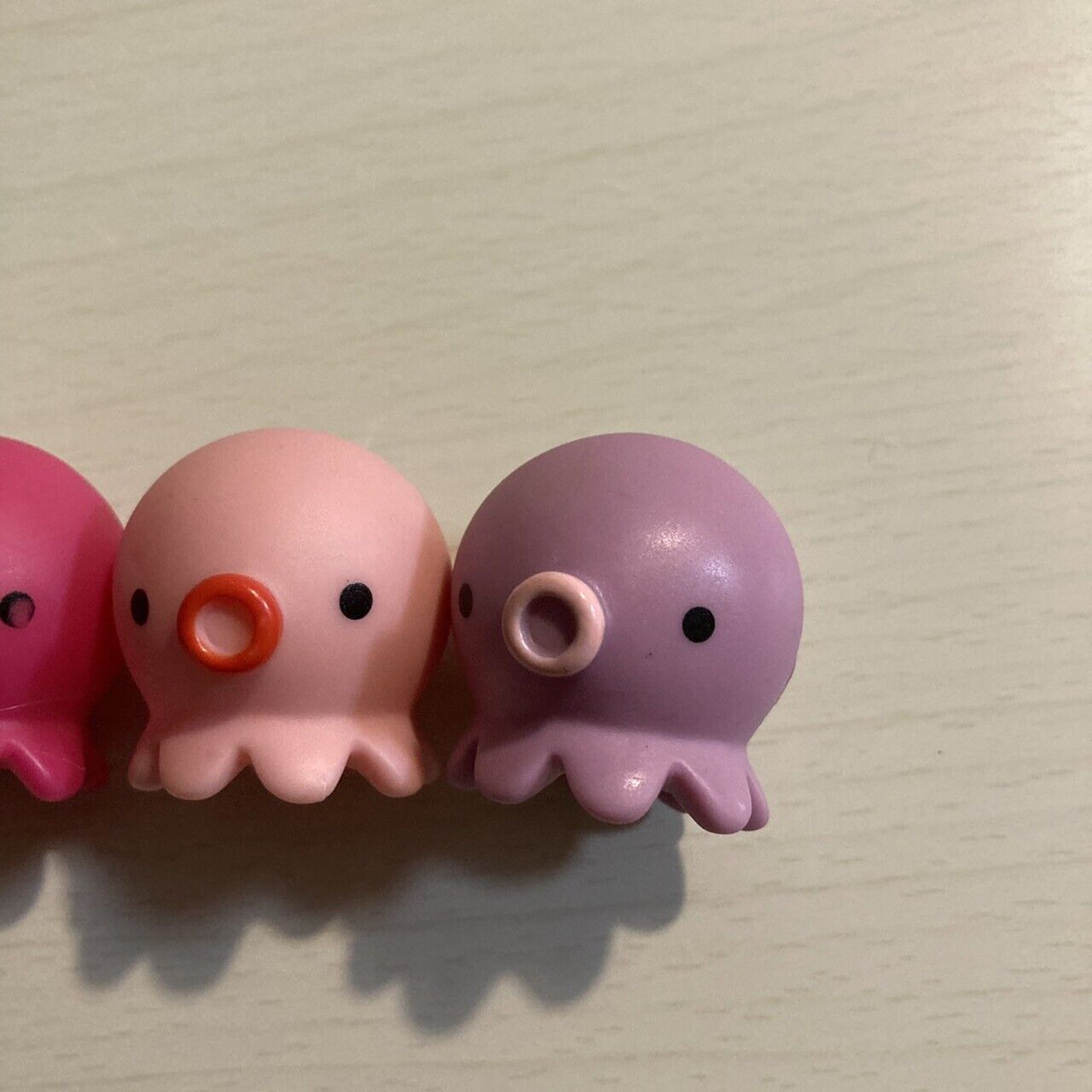 Takochu Octopus Mini Mascot Figure Toy Doll " Red purple yellow pink green " Set