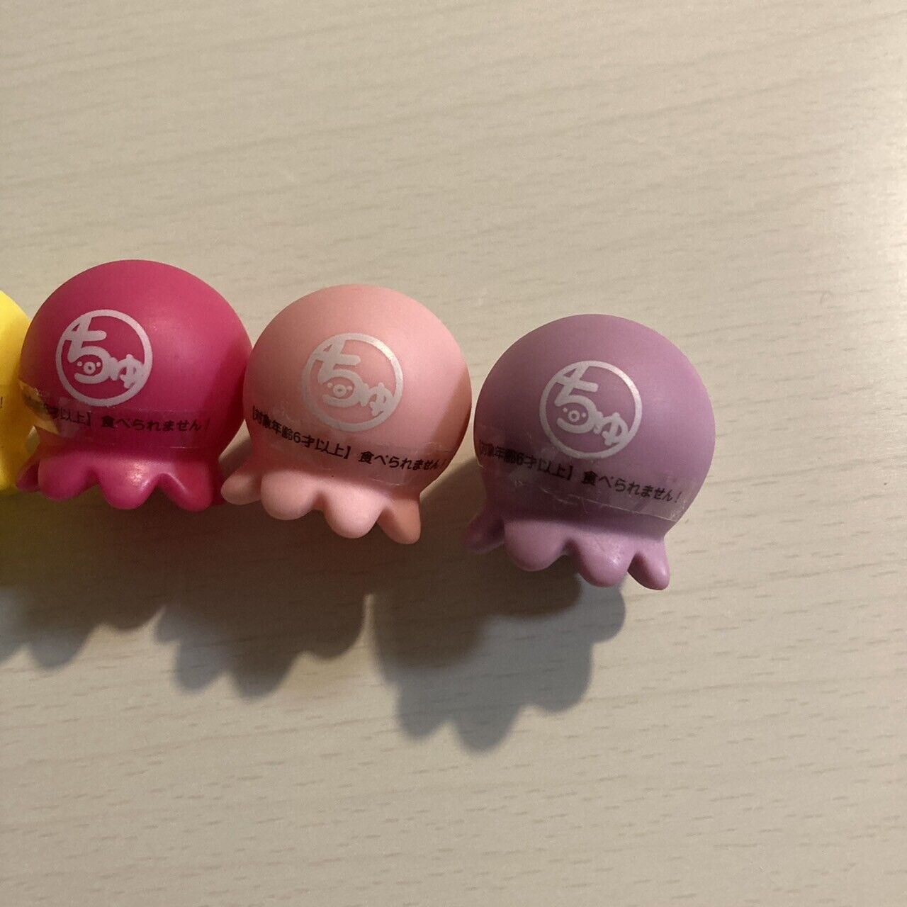 Takochu Octopus Mini Mascot Figure Toy Doll " Red purple yellow pink green " Set