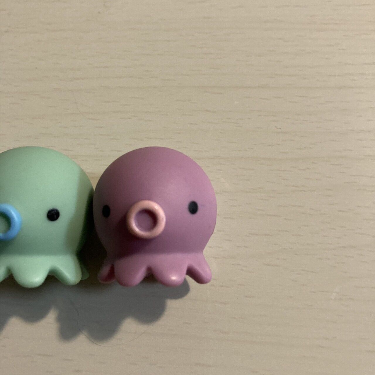 Takochu Octopus Mini Mascot Figure Toy Doll " Purple green " 2 Set