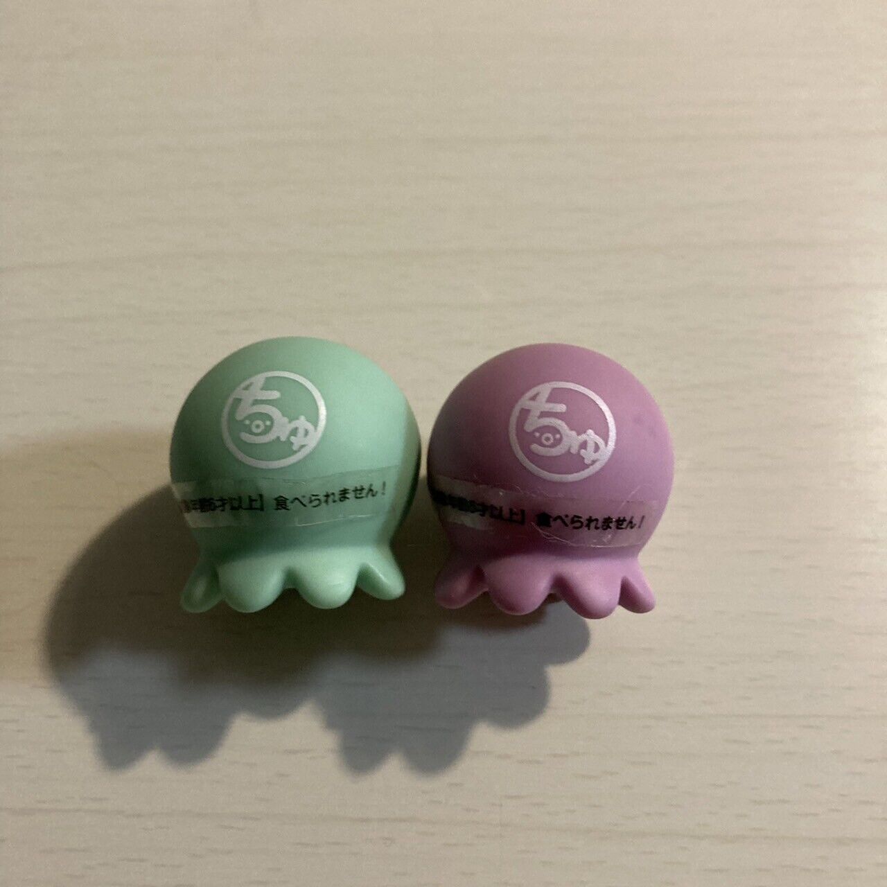 Takochu Octopus Mini Mascot Figure Toy Doll " Purple green " 2 Set