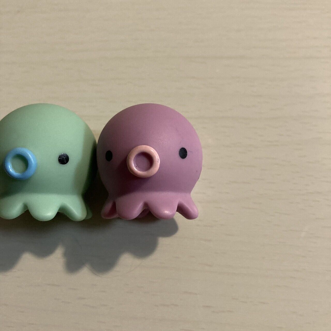 Takochu Octopus Mini Mascot Figure Toy Doll " Purple green " 2 Set