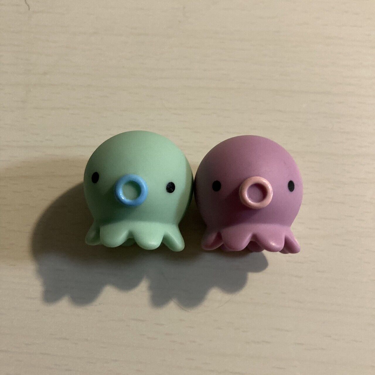 Takochu Octopus Mini Mascot Figure Toy Doll " Purple green " 2 Set