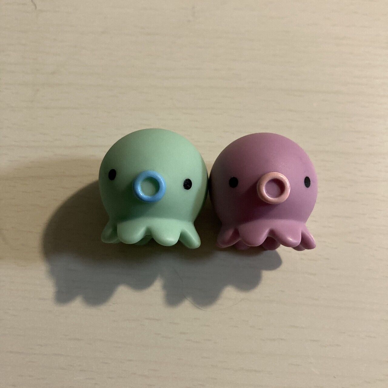 Takochu Octopus Mini Mascot Figure Toy Doll " Purple green " 2 Set