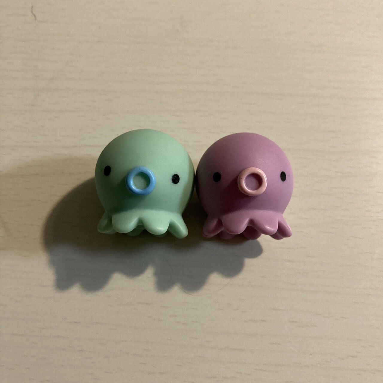 Takochu Octopus Mini Mascot Figure Toy Doll " Purple green " 2 Set