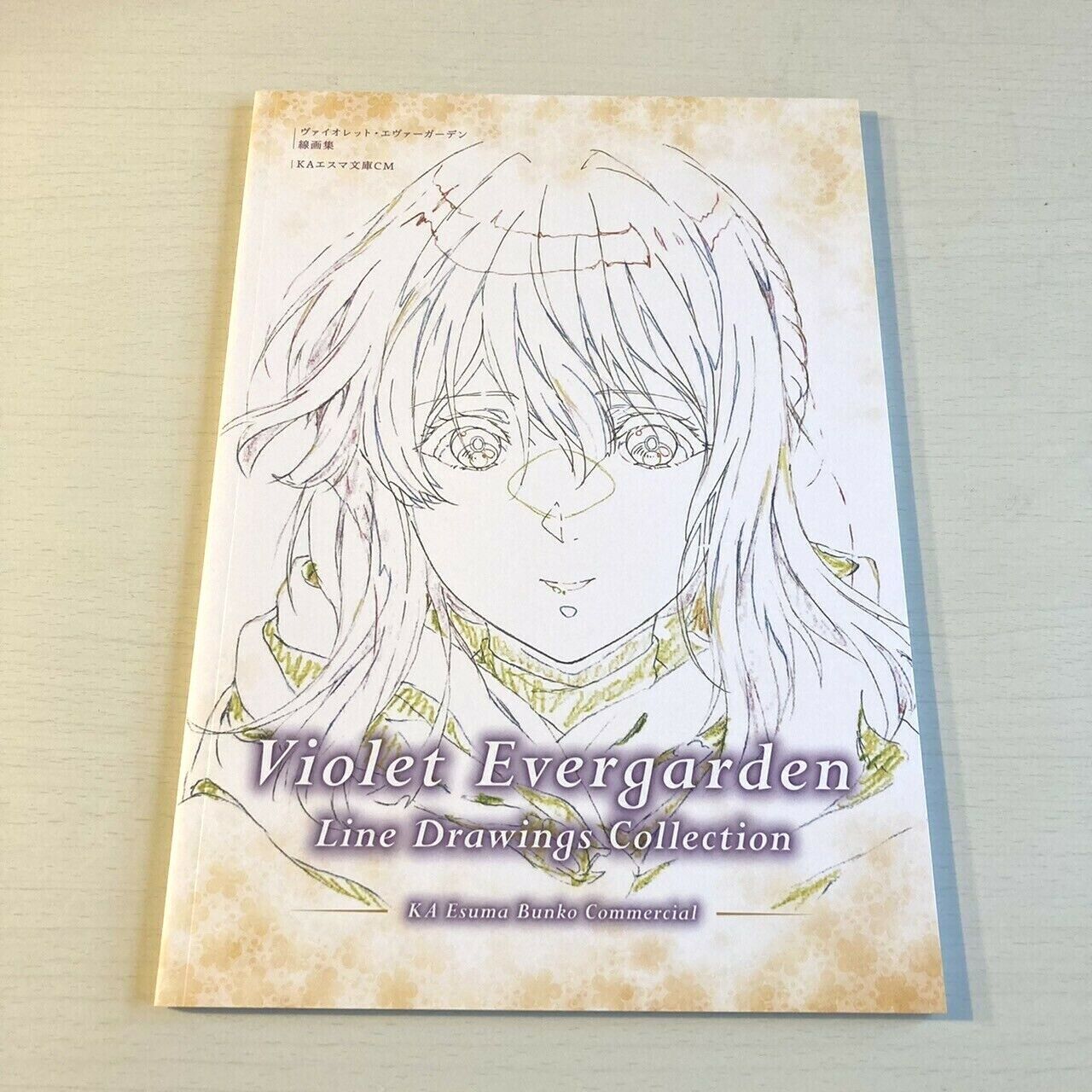 VIOLET EVERGARDEN Art Book Line Drawings collection anime kyoto animation