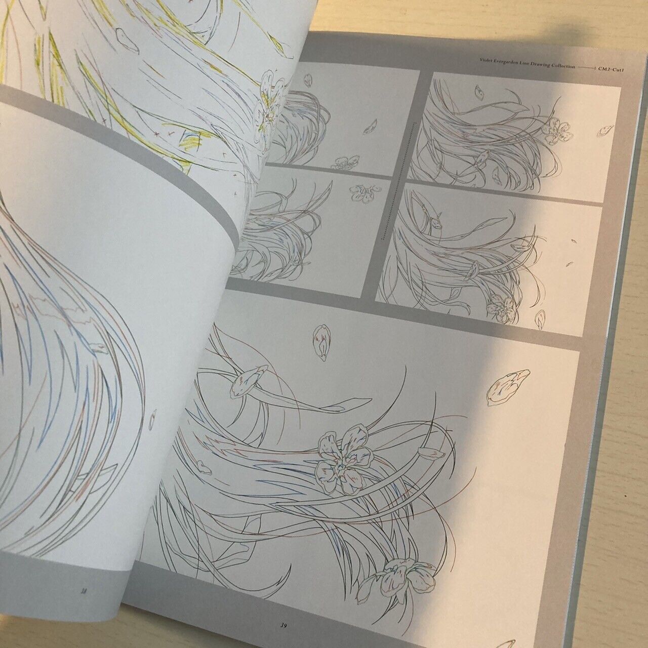 VIOLET EVERGARDEN Art Book Line Drawings collection anime kyoto animation