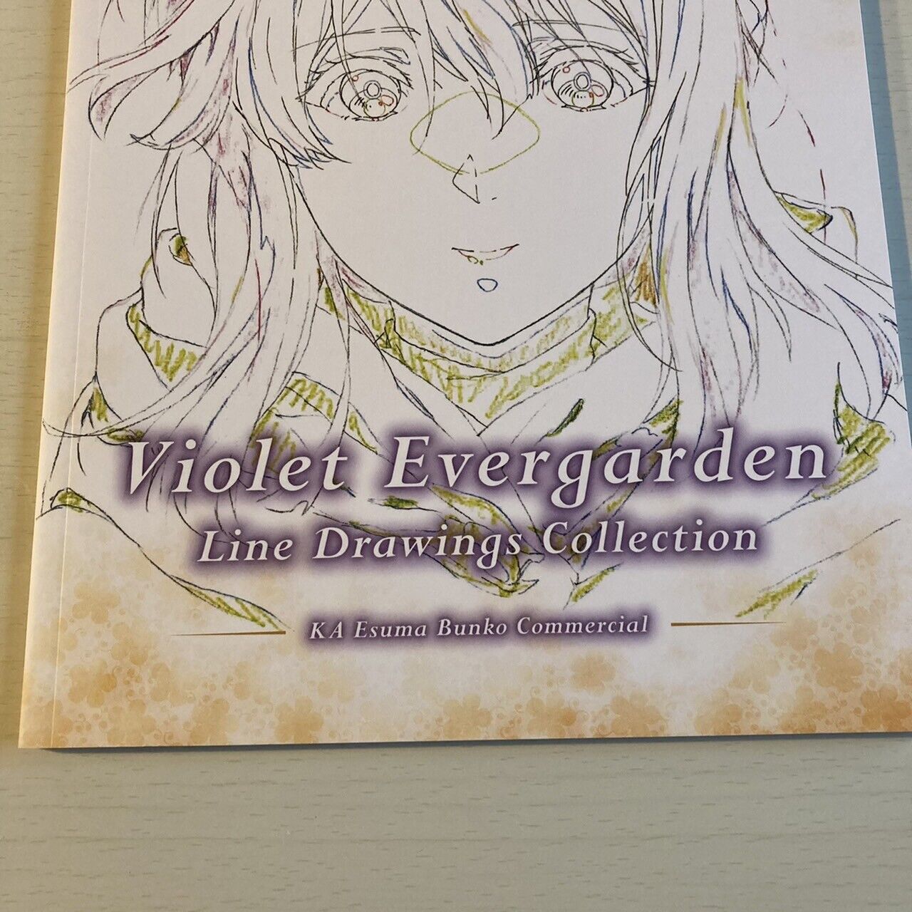 VIOLET EVERGARDEN Art Book Line Drawings collection anime kyoto animation